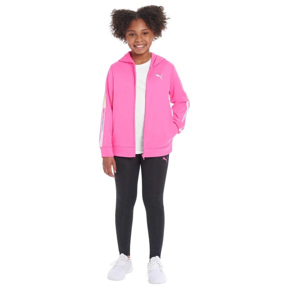 2 PUMA Youth 3-piece Tech Fleece Set - XS (5/6) - Picture 6 of 13